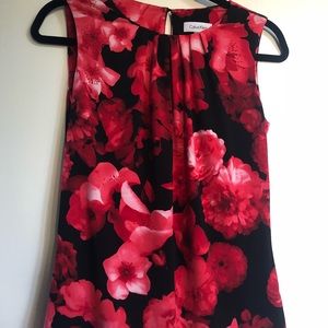 Calvin Klein sleeveless blouse